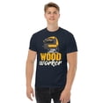 thumbnail image 1 of Contractor Gift Woodworking Tools Wood Worker Humor Handyman Tee (Navy, 4XL), 1 of 1