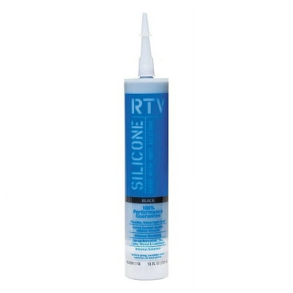 Contractor Rtv Silicone Sealant, 10 Oz, Black| 1 Case of 12 Cartridge