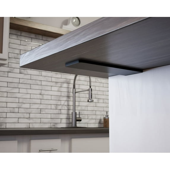 Contractor Supply Warehouse 14 in. L x 2.5 in. W x 1/4 in. H - Knee Wall Countertop Support Bracket - 2 Pack