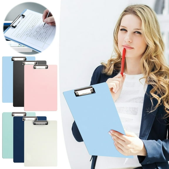 Contractors Clipboard Folder Writing Pad Test Paper Storage Box Multifunctional File Box Writing Clamp Board For Office Home Using Supplies A4 Board Clamp