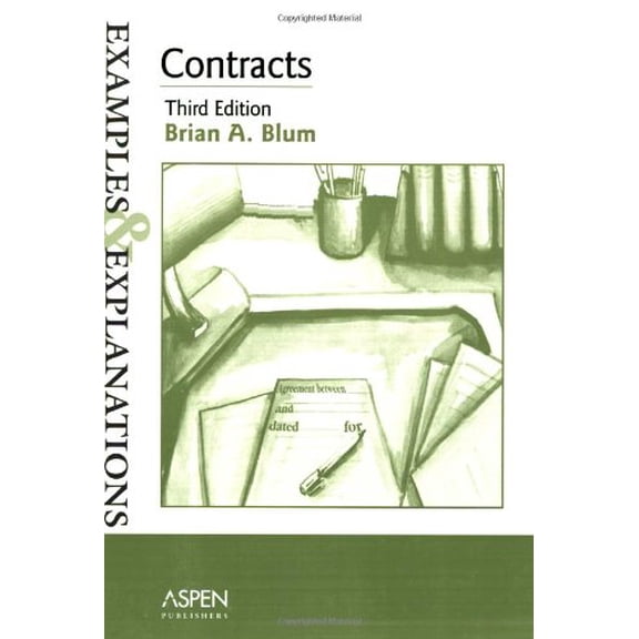 Pre-Owned Contracts: Examples and Explanations (Paperback) 0735539693 9780735539693