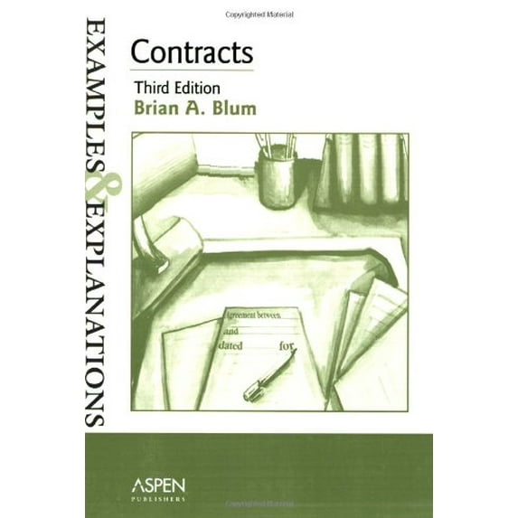 Pre-Owned Contracts: Examples and Explanations (Paperback) 0735539693 9780735539693