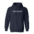 thumbnail image 1 of Contrary To Popular Belief Nobody Owes You Anything Sarcastic Novelty Gift Idea Adult Humor Funny Men's Hoodies, 1 of 2