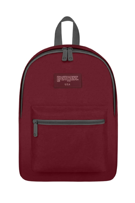 Contrast Backpack - Burgundy