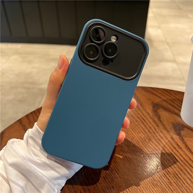 Contrast Color Large Window Case For iPhone 11 12 13 14 15 Pro Max 14