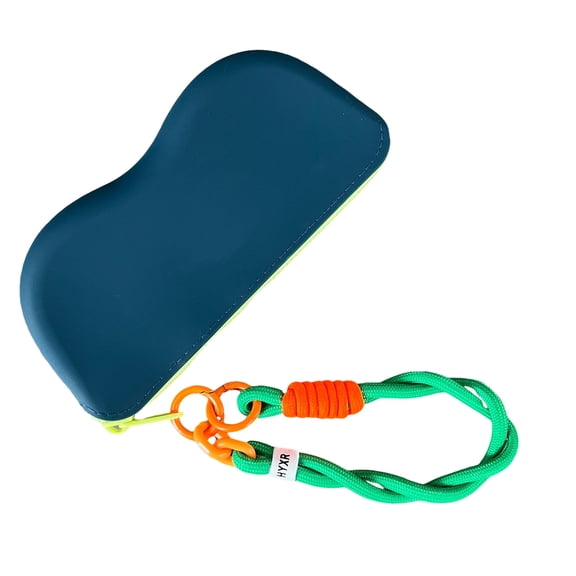 Contrast Color Sunglass Case Silicone Glasses Box Pencil Holders Easy to Carry For Students Office Workers