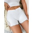 thumbnail image 1 of Contrast Lace Scallop Trim Bow Decor Panty, 1 of 1
