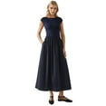 thumbnail image 1 of Contrast Midi Dress, 1 of 5
