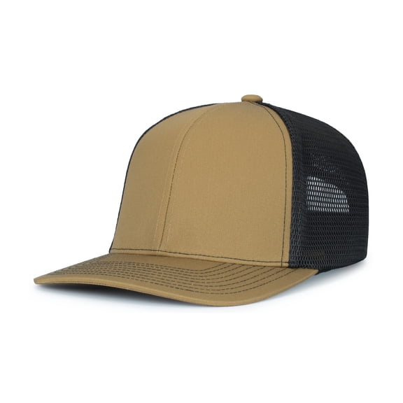 Contrast Stitch Trucker PacFlex Snapback Cap