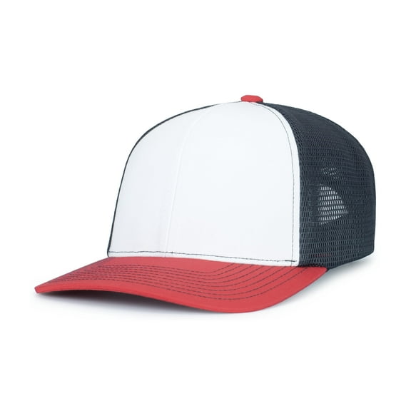 Contrast Stitch Trucker PacFlex Snapback Cap
