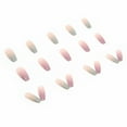 Contrasting Colors On Nails Set Of 24 Include Glue Gradient Ladies