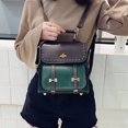 thumbnail image 1 of Contrasting Retro Small Backpack Women,Green, 1 of 2
