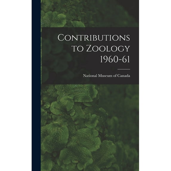 Contributions to Zoology 1960-61, (Hardcover)
