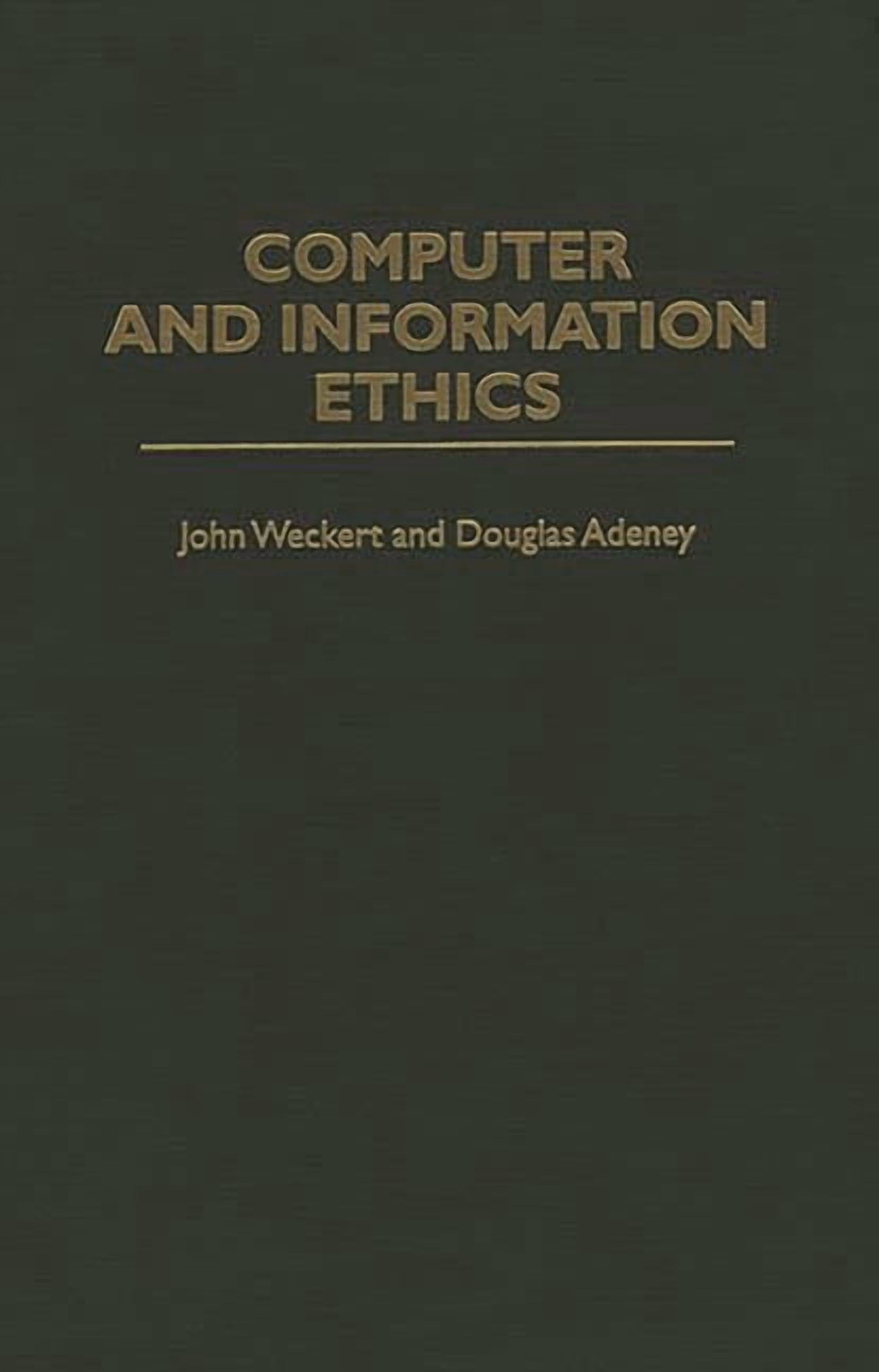Contributions to the Study of Computer S Computer and Information ...