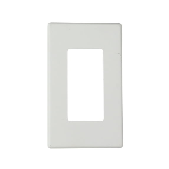 Control 4 AC-WP1-W Wall Plate 1-Gang Single Gang Wall Plate Faceplate, White