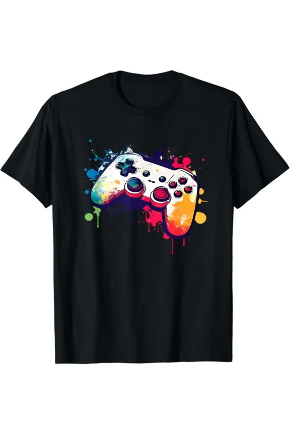 Control All The Things Video Game Controller Gamer Boys Men Gift Unisex T-Shirt