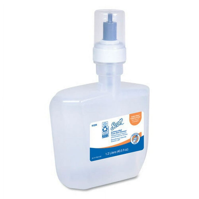 Antimicrobial Foam Skin Cleanser, Fresh Scent, 1,200 mL, 2/Carton Antimicrobial Foam Skin Cleanser, Fresh Scent, 1,200 mL, 2/Carton