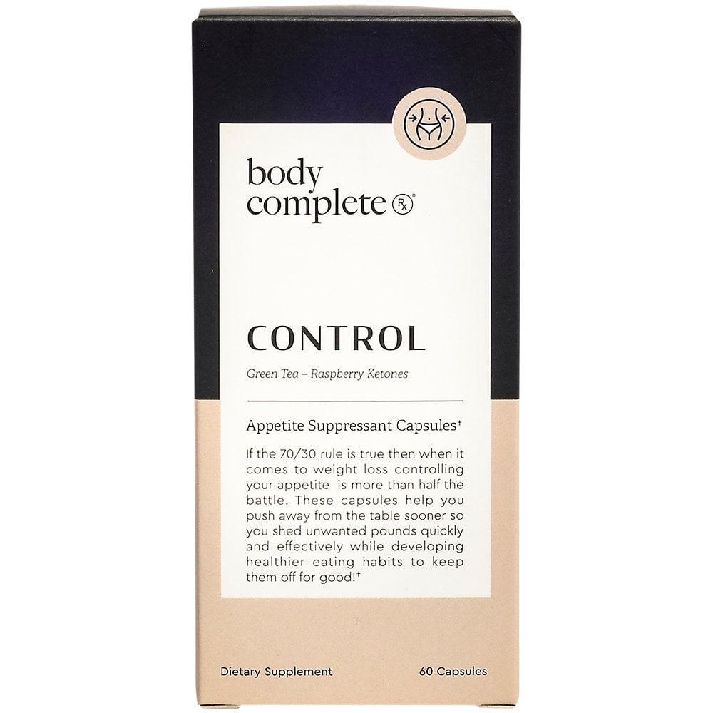Control Appetite Suppressant Capsules with Green Tea and Raspberry Ketones (60 Capsules
