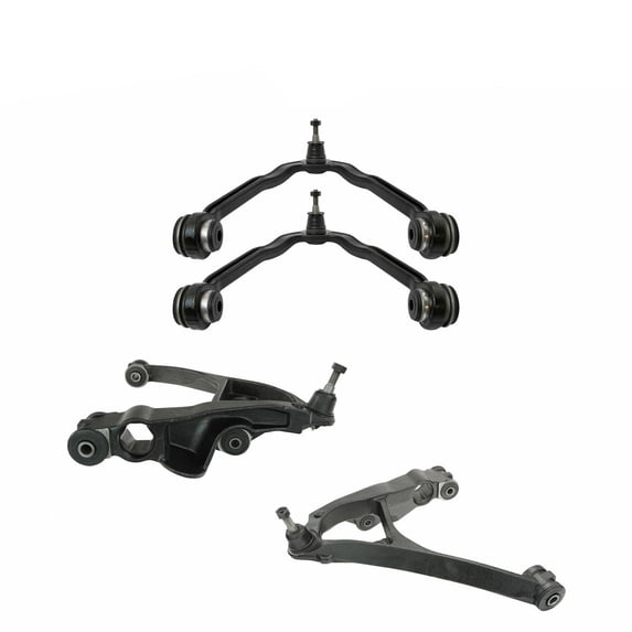 Control Arm & Ball Joint Set of 4 Front Upper & Lower For Cadillac Chevrolet GMC
