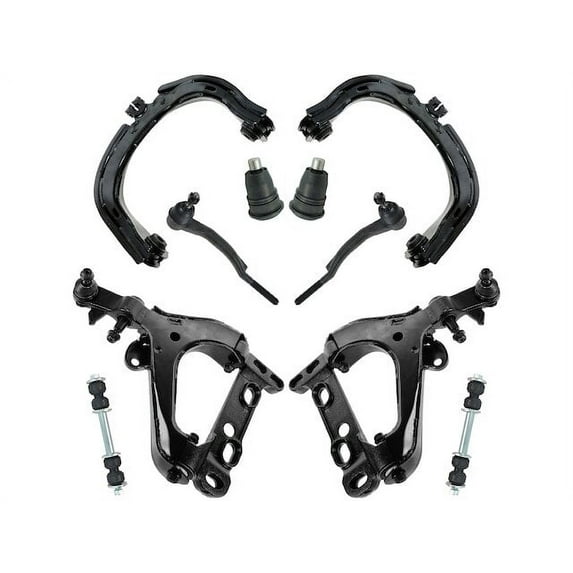 Control Arm Ball Joint Tie Rod End Kit 10 Piece - Compatible with 2008 - 2009 Chevy Trailblazer