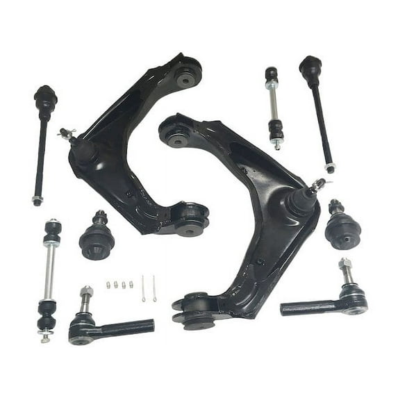 Control Arm Ball Joint Tie Rod and Sway Bar Link Kit - Compatible with 2000 - 2012 Chevy Suburban 2500 2001 2002 2003 2004 2005 2006 2007 2008 2009 2010 2011