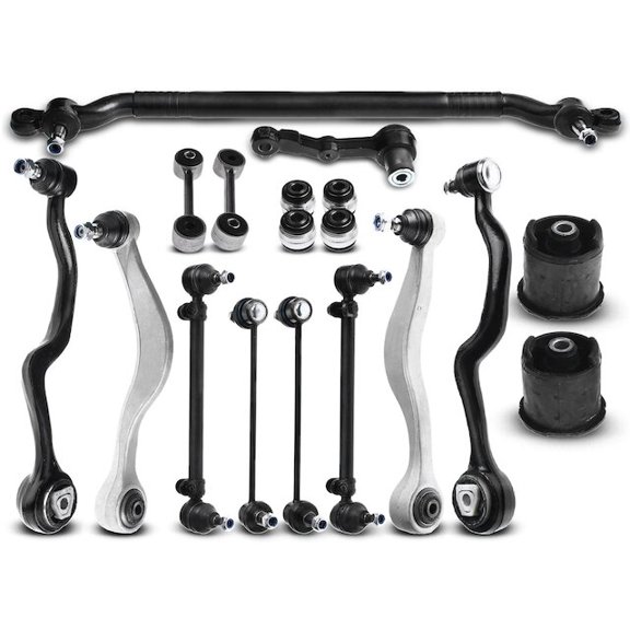 Control Arm Ball Joint Tie Rod and Sway Bar Link Kit 16 - Compatible with 1989 - 1995 BMW 525i Base 1990 1991 1992 1993 1994