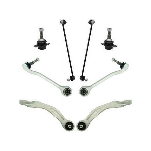 Control Arm Sway Bar Link Ball Joint Kit 8 Piece - Compatible with 2006 - 2007 BMW 525xi