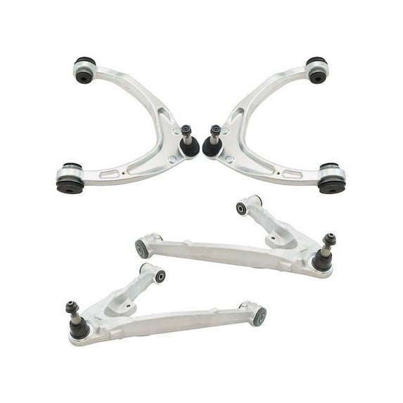 Control Arm and Ball Joint Assembly Set 4 Piece - Compatible with 2015 - 2016 Chevy Suburban