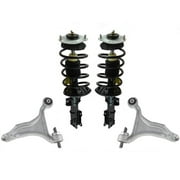 Control Arms Bushings Complete Coil Spring Struts For 03-07 XC70 AWD Wagon 4pc