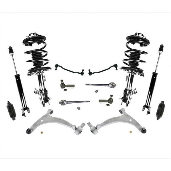Control Arms Tie Rods Sway Bar Complete Struts 12Pc For 2004-2008 Nissan Maxima