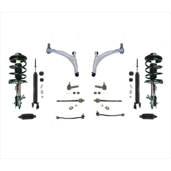 Control Arms Tie Rods Sway Bar Links Struts Shocks 12Pc KIT FOR Altima 2.5 02-06