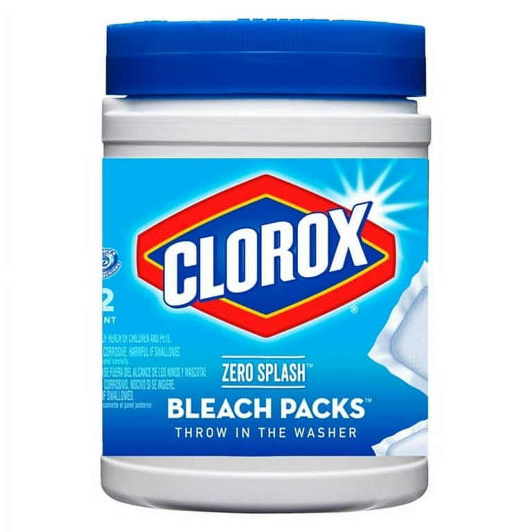 Control Bleach Packs, Regular, 12 Tabs/Pack, 6 Packs/Carton