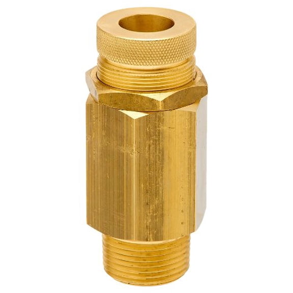 Control Devices VR38-100 VR Series Brass Vacuum Relief Valve, 0-30" Hg Vacuum Range, 3/8" Male NPT J101