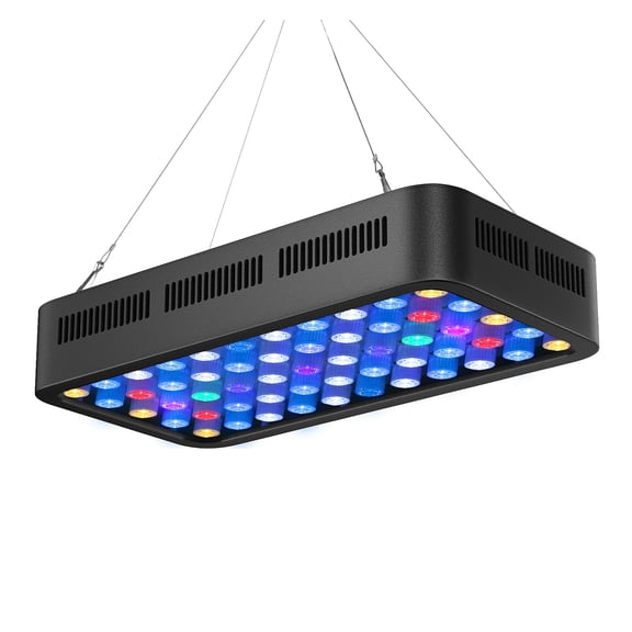 Control Dimmable 165W Led Aquarium Light With Three Channels Smart App Control For Fish Coral Reef Tank ,Easy to Install