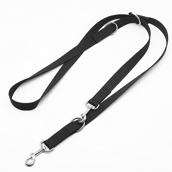 Control Dog Lead Leash Adjustable Training Lead Double Ended 8ft Police Style