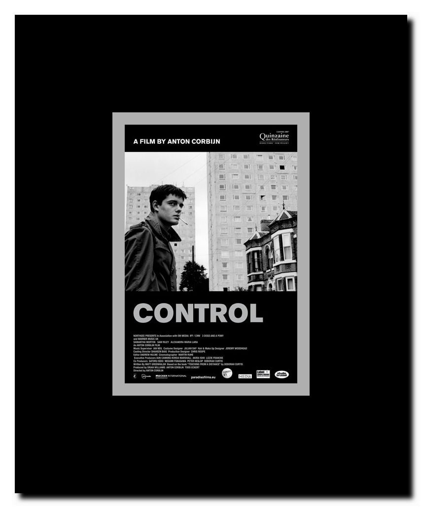 Control Framed Movie Poster