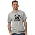 thumbnail image 1 of Control Freak Controller Geek Gamer Men's Graphic T Shirt Tees Brisco Brands M, 1 of 4