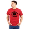 thumbnail image 1 of Control Freak Controller Geek Gamer Plus Size Crewneck Graphic Tee Shirt Brisco Brands 2X, 1 of 5