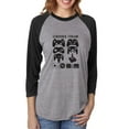 thumbnail image 1 of Control Freak Unisex 3/4 Sleeve Baseball Raglan Tee, 1 of 1