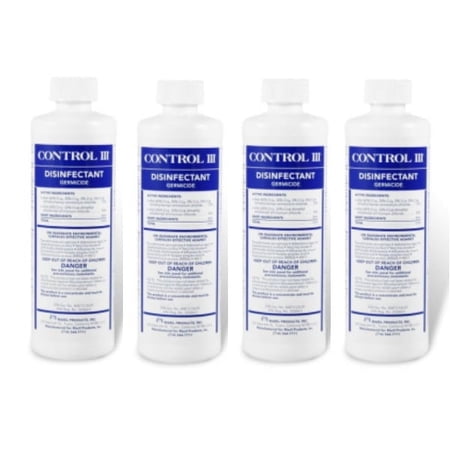 Control III CPAP Mask & Tubing Disin-fec-tant Cleaner - 8oz-4/pk
