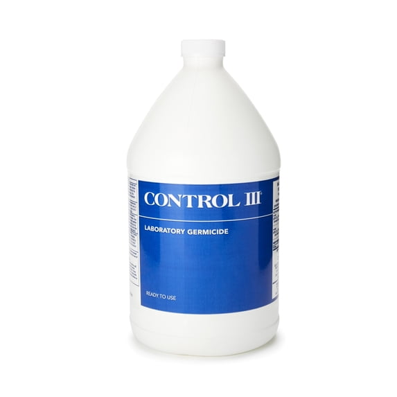 Control III Laboratory Germicide Surface Disinfectant Cleaner Liquid 1 gal. Bottle Benzaldehyde Scent 4 Ct C3/LABG/01