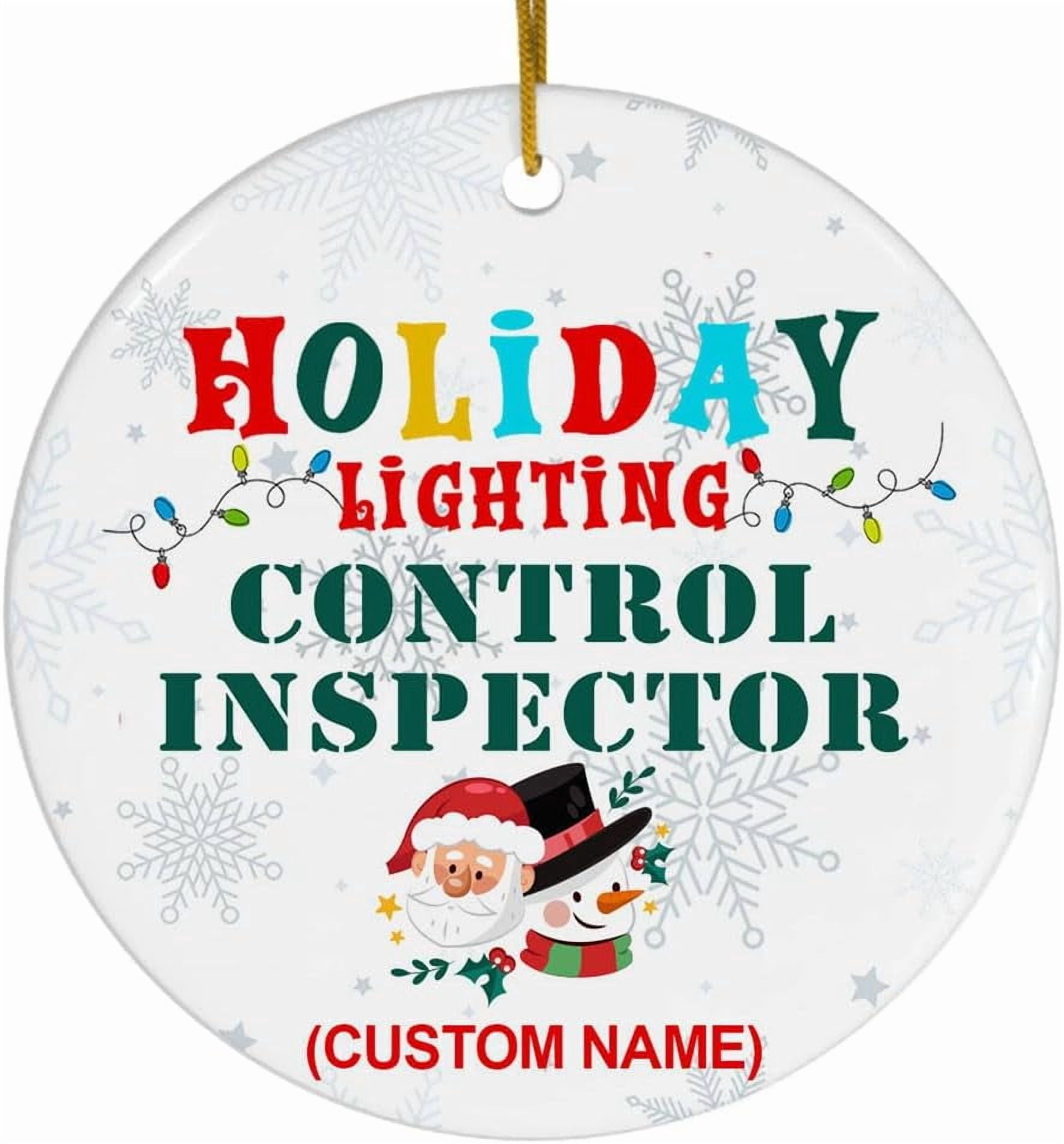 Control Inspector Christmas Ornaments 2025 for Women Friendship ...