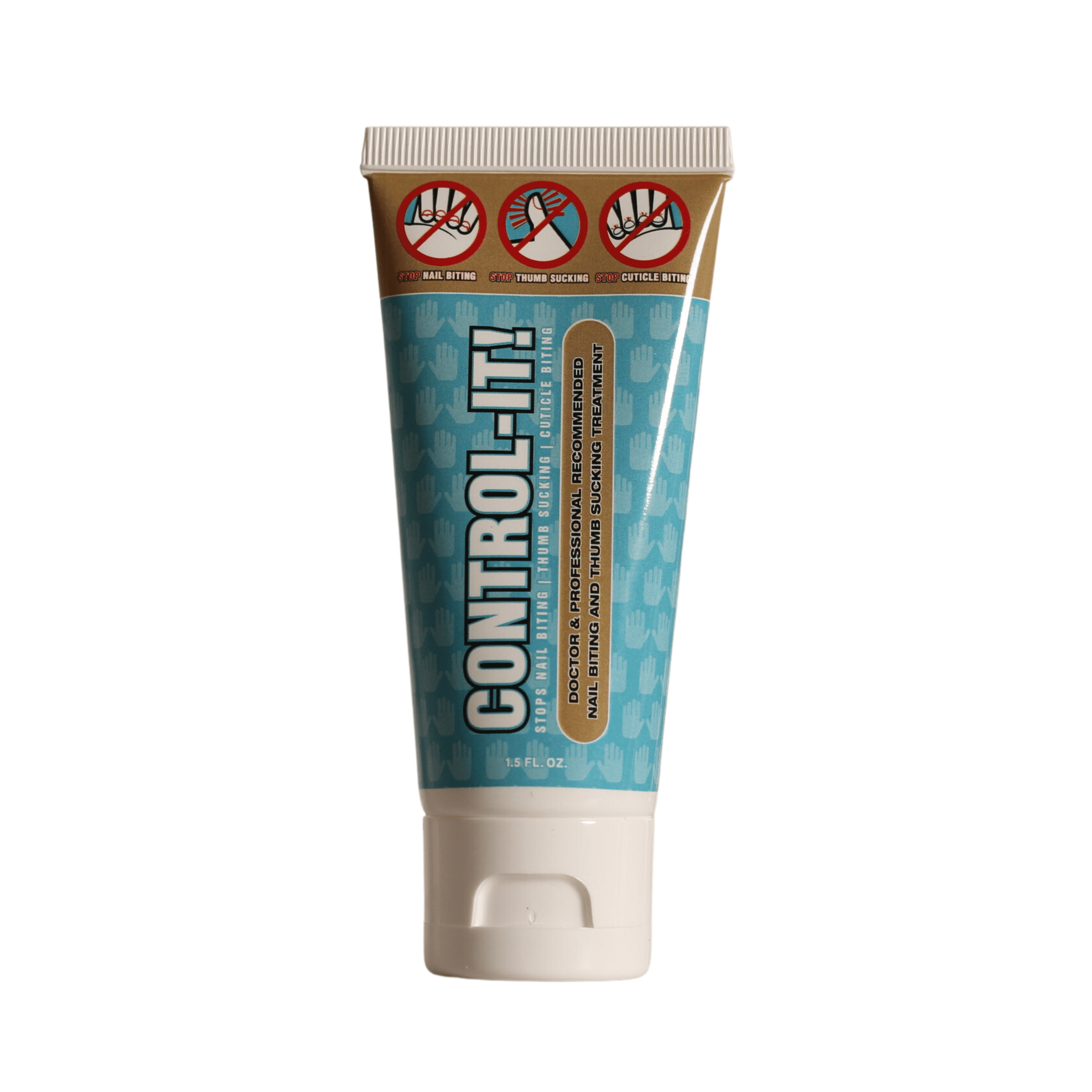 Control-It Natural Nail Biting & Thumb Sucking Solution | 100% Natural Kid Safe Bitter Taste Deterrent | Gentle on Skin, Teeth, Nails & Fingers | Kids, Adults & Teens | Easy to Apply