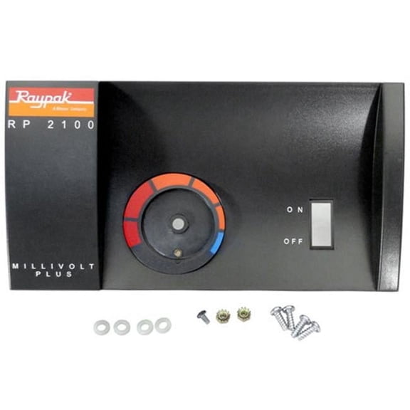 Control Panel, Raypak R185A, with Decal, MV