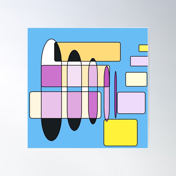 Control Poster Wall Art, Modern Wall Decor For Living Room Bedroom, 30x30 UNFRAMED