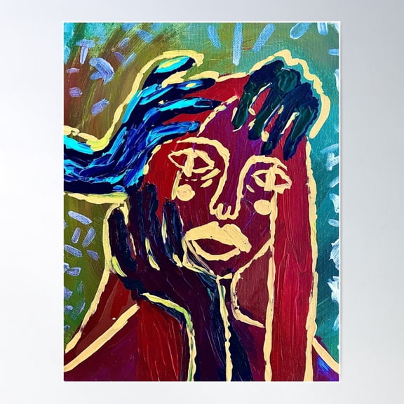 Control Poster Wall Art, Modern Wall Decor For Living Room Bedroom, 8x12 UNFRAMED