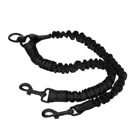 Control Reflective Dog Leash for Training and Outdoor Activities with Absorption Bungee Design