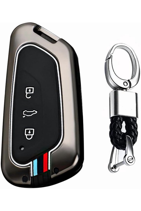 Control Smart Key Fob Case Shell Fit For VW Golf 8 MK8 Golf GTI Skoda Octavia Keychains 3 button