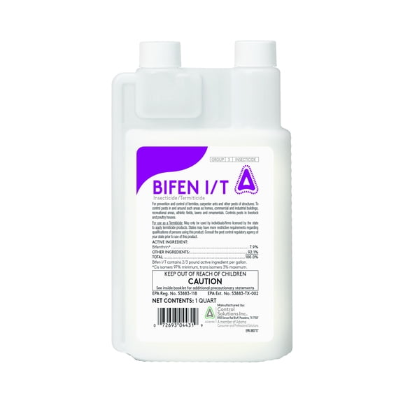 Control Solutions Bifen Home and Yard Insecticide 7.9% Bifenthrin Concentrate 1 Qt Bottle 82004431 - Pack of 20