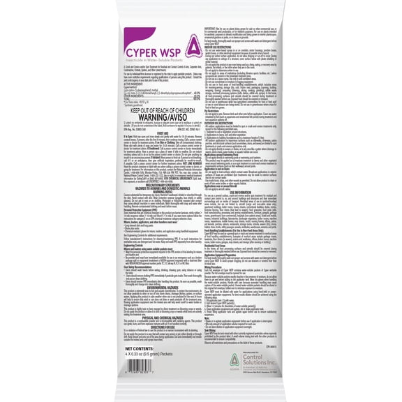 Control Solutions Cyper WSP Insect Killer - Pack of 2